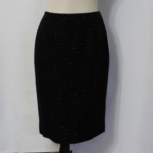 🛍  Calvin Klein  Lurex Pencil Skirt - Picture 3 of 6